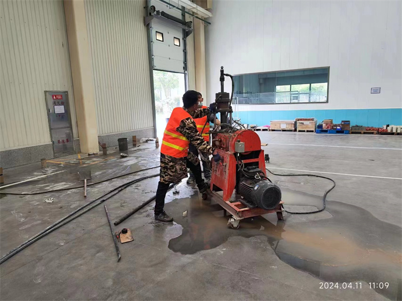 河池厂房地面下沉塌陷注浆加固施工